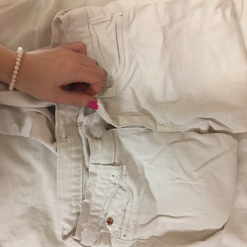 White Hudson jeans